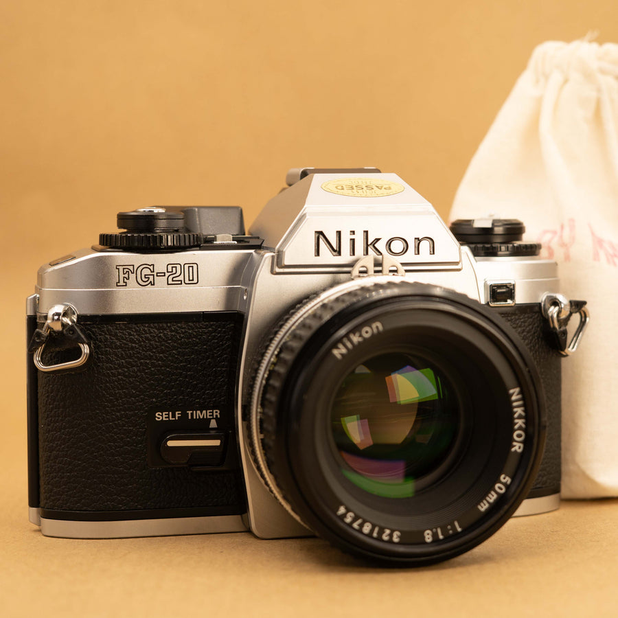 Nikon FG-20 with 50mm f/1.8 Lens