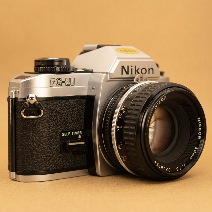 Nikon FG-20 with 50mm f/1.8 Lens