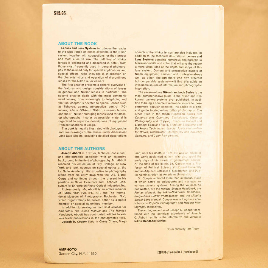 Nikon Handbook Series: Lenses and Lens Systems