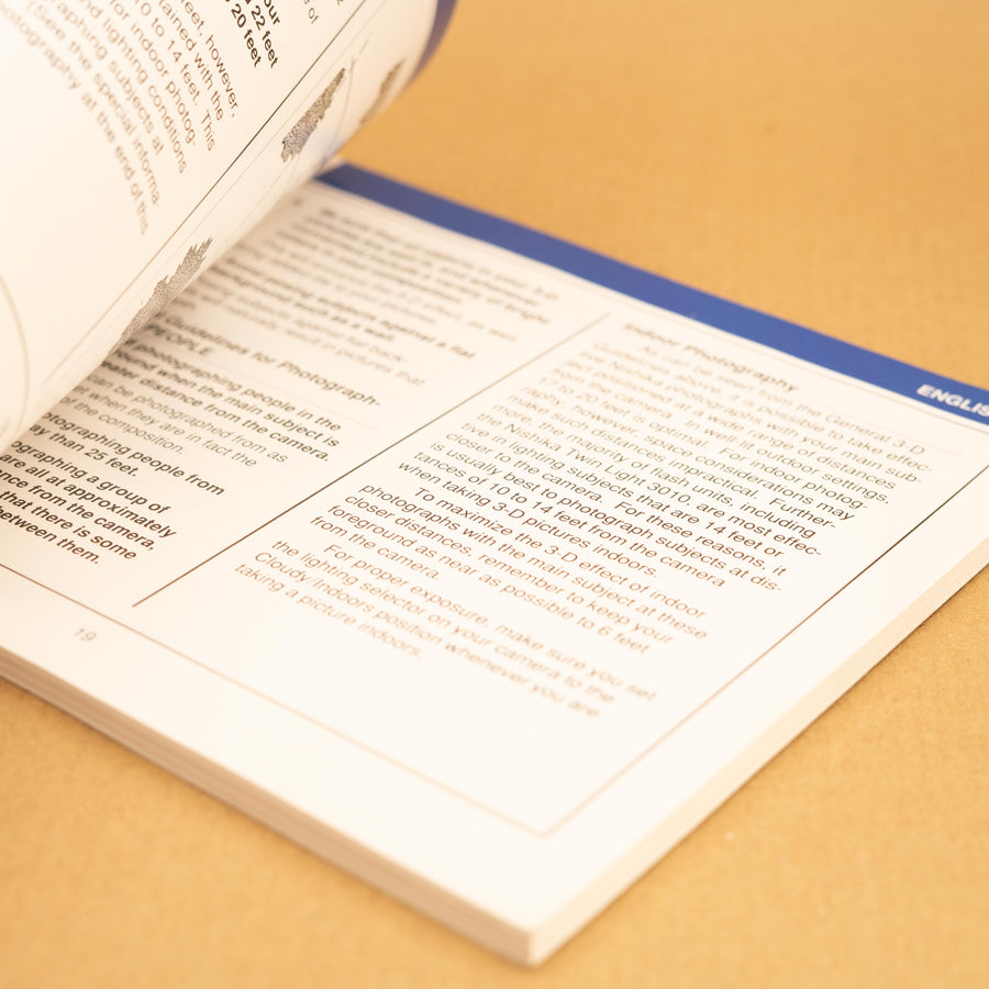 Original Nishika N8000 Owner's Manual
