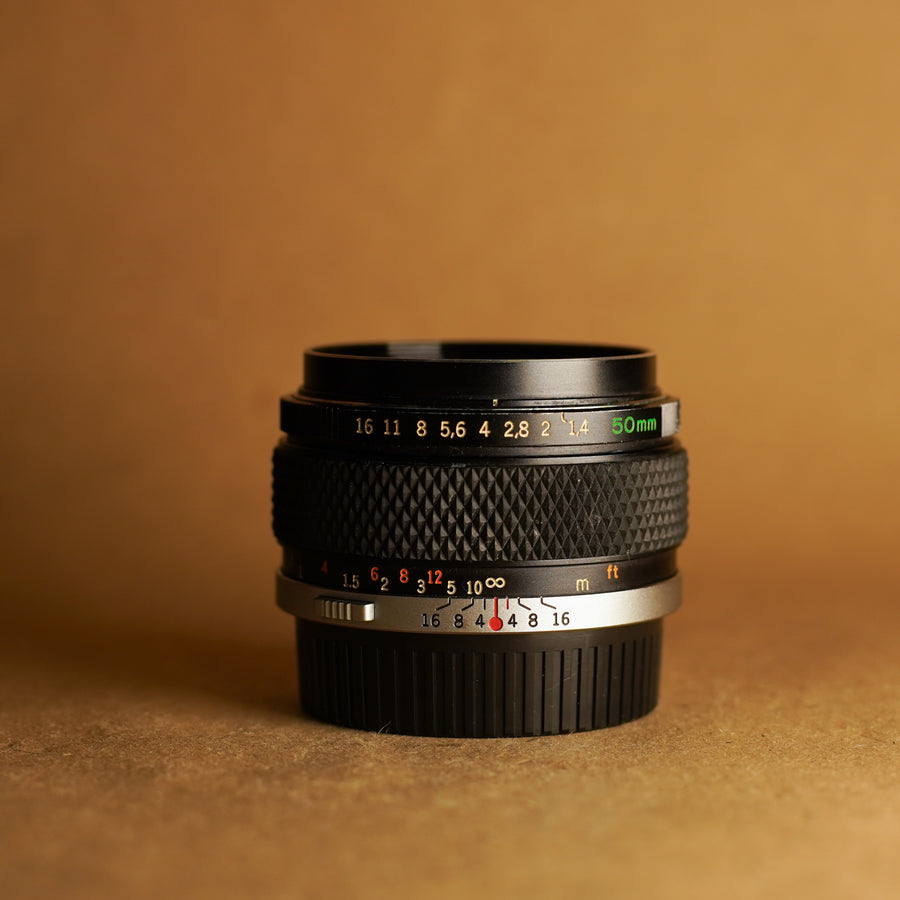 Olympus OM Zuiko 50mm f/1.4 Lens