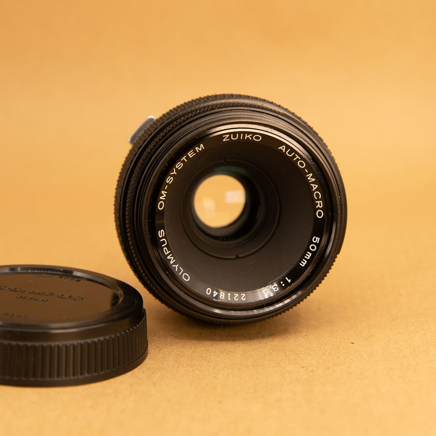Olympus OM Zuiko Auto-Macro 50mm f/3.5 Lens