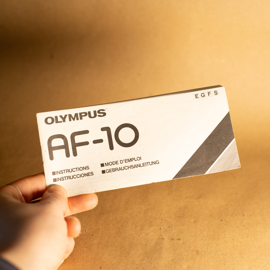 Original Olympus AF-10 Instruction Manual