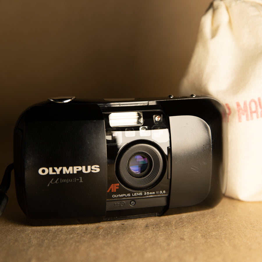 Olympus Mju I 35mm point and shoot film camera for beginners
