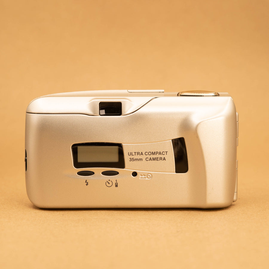 Olympus Mju II in Champagne 35mm Point and Shoot Film Camera