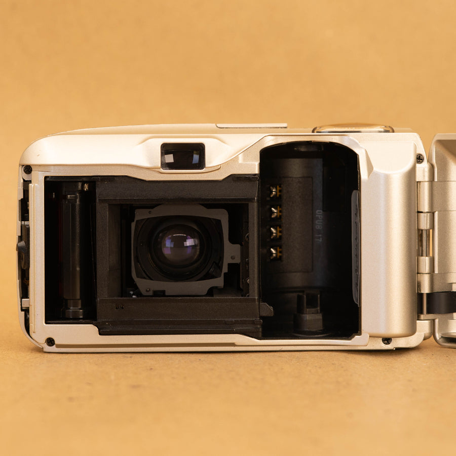 Olympus Mju II in Champagne 35mm Point and Shoot Film Camera
