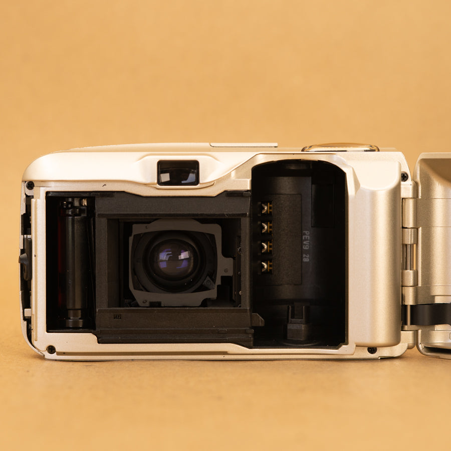 Olympus Mju II in Champagne 35mm Point and Shoot Film Camera