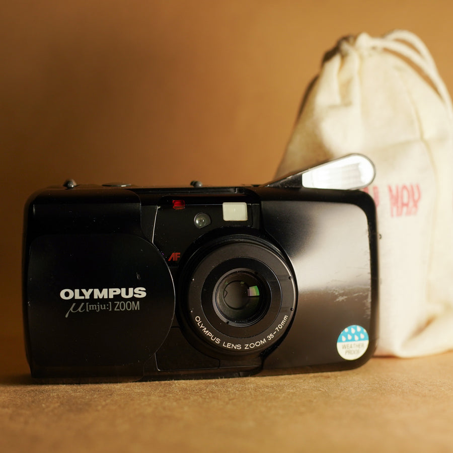 Olympus Mju Zoom 35mm point and shoot film camera