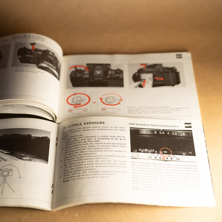 Original Olympus OM-4 SLR Instruction Manual