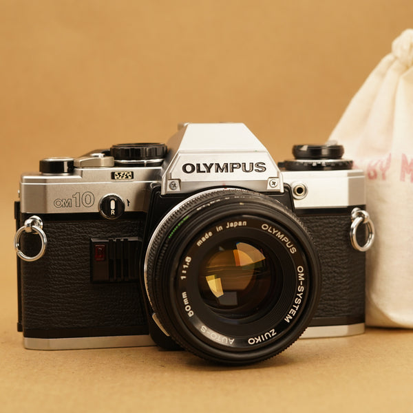 Olympus OM10 with 50mm f/1.8 Lens 35mm Film Camera - Refurbished