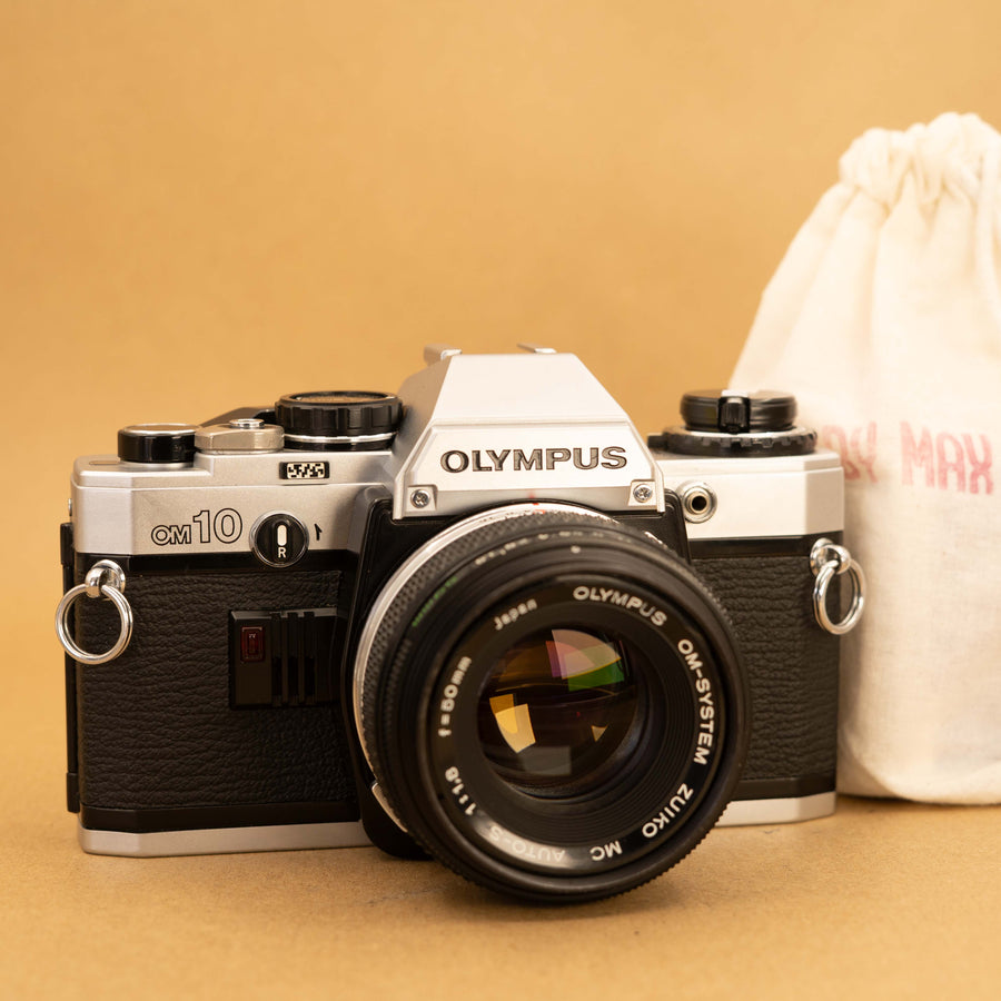 Olympus OM10 with 50mm f/1.8 Lens 35mm Film Camera - Refurbished
