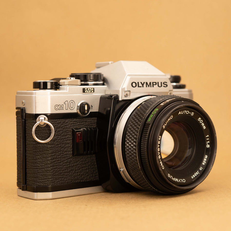 Olympus OM10 with 50mm Lens 35mm Film Camera Refurbished