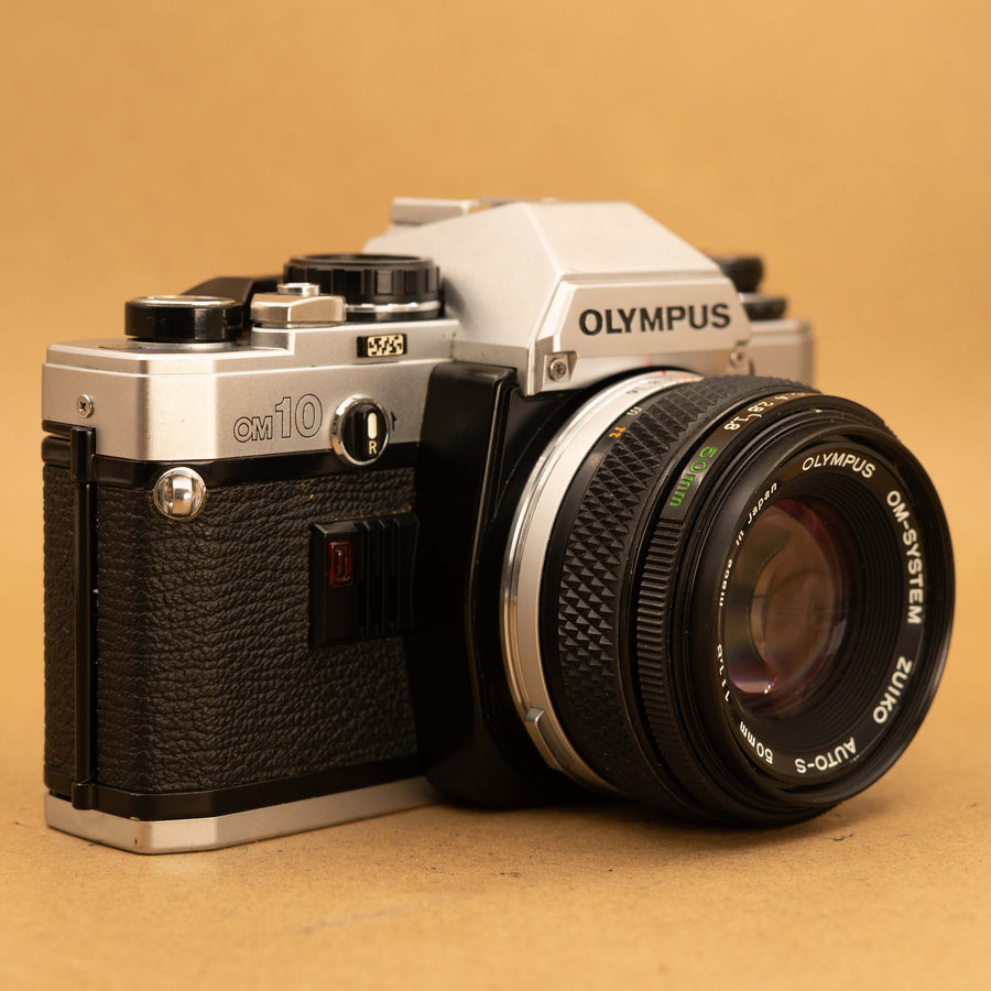 Olympus OM10 with 50mm f/1.8 Lens 35mm Film Camera - Refurbished