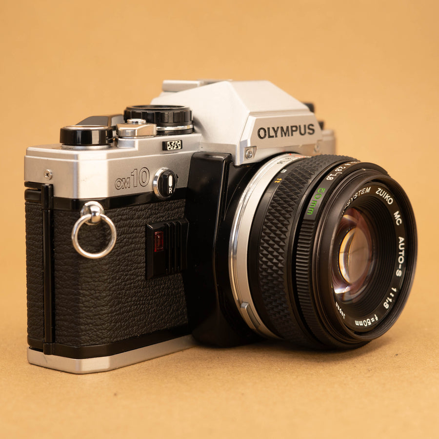 Olympus OM10 with 50mm f/1.8 Lens 35mm Film Camera - Refurbished