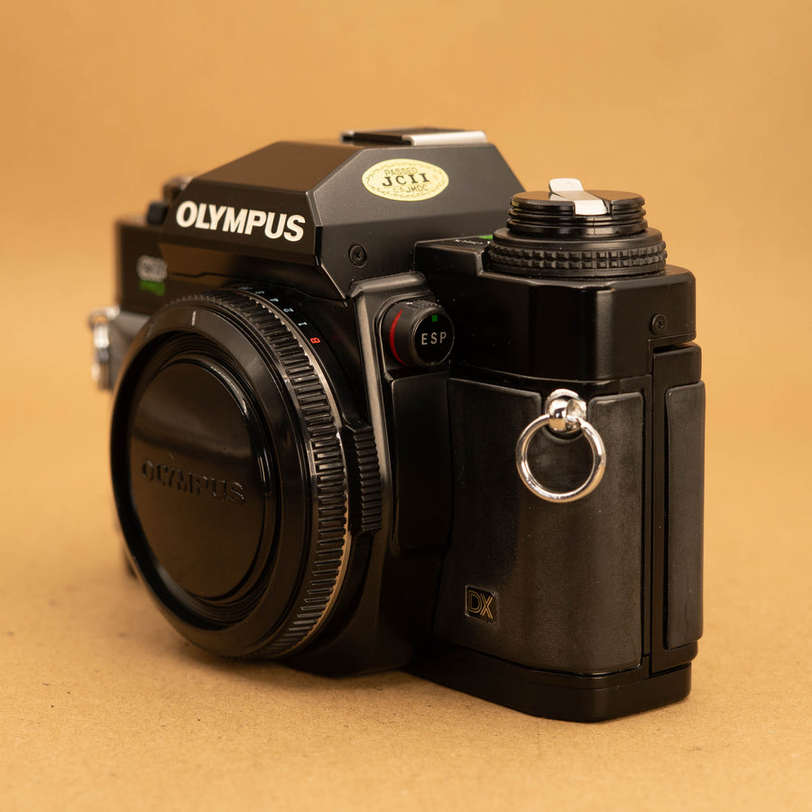 BOXED Olympus OM40 Program in Black Body Only – Cameras By Max Ltd