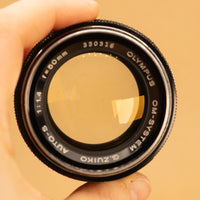 Objectif Olympus Zuiko 50mm F/1.4 – Pour Caméras OM – Pour Pièces Ou Réparation