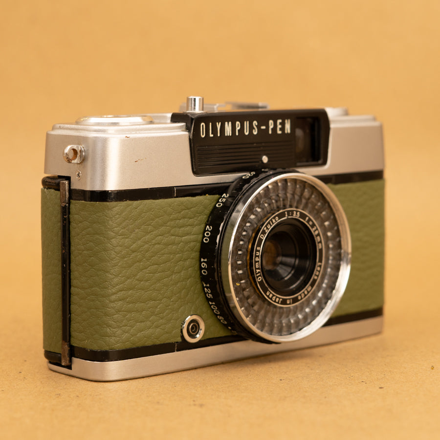 Green Olympus Pen EE-2 Half-frame 35mm Film Camera - Refurbished