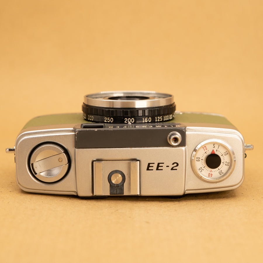 Green Olympus Pen EE-2 Half-frame 35mm Film Camera - Refurbished