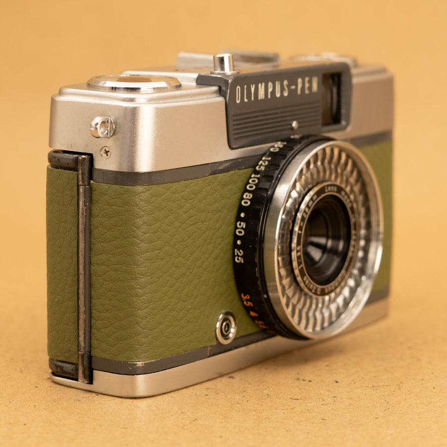 Green Olympus Pen EE-2 Half-frame 35mm Film Camera - Refurbished