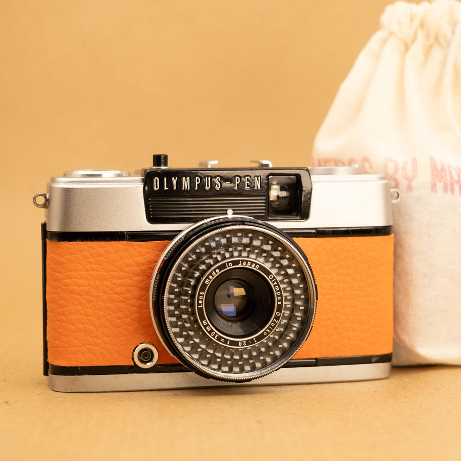 Olympus Pen EES-2 Medio marco en amarillo 