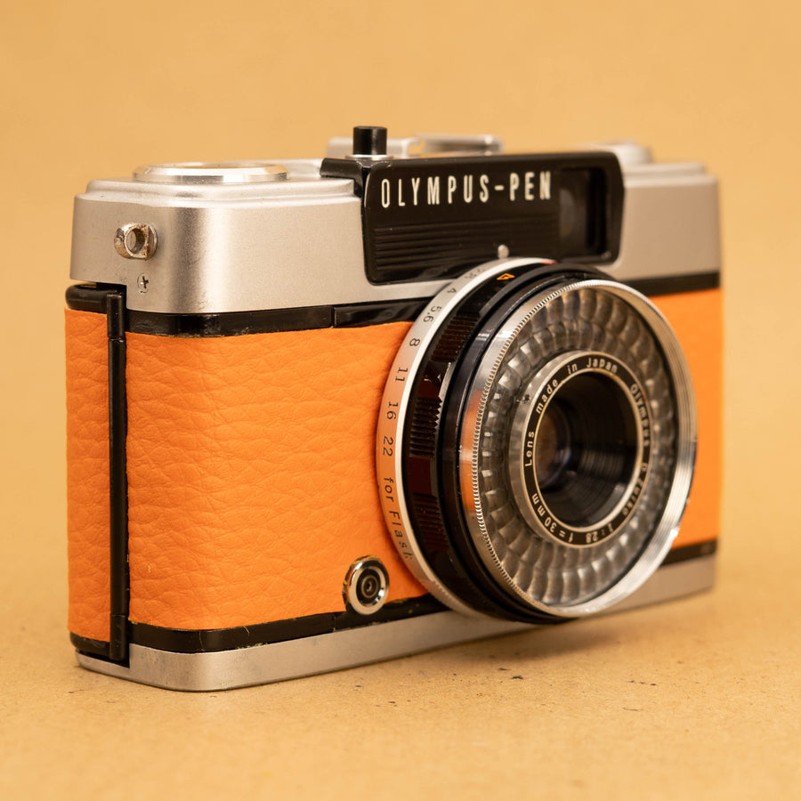 Olympus Pen EES-2 Medio marco en amarillo 