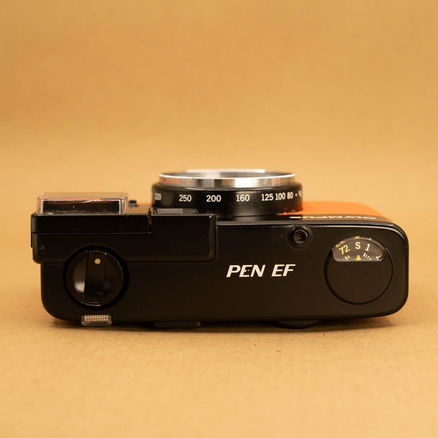 Olympus Pen EF Half-frame in Orange