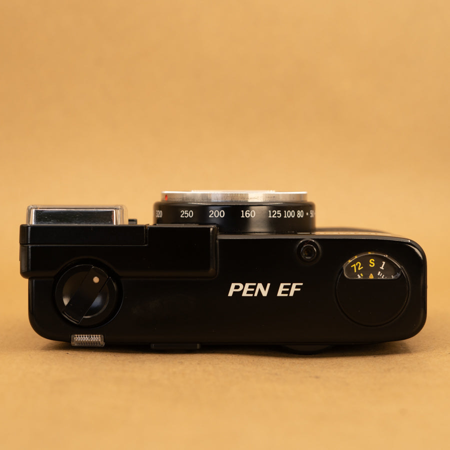 Olympus Pen EF Half-frame 35mm Film Camera with Flash