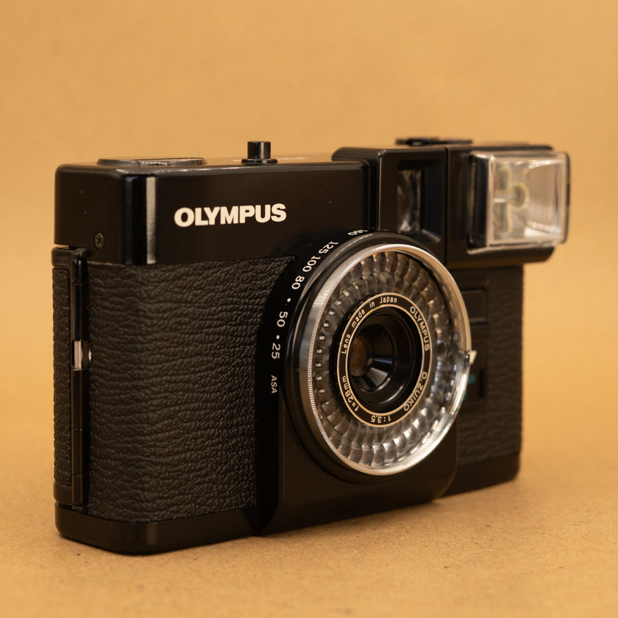 Olympus Pen EF Half-frame 35mm Film Camera with Flash