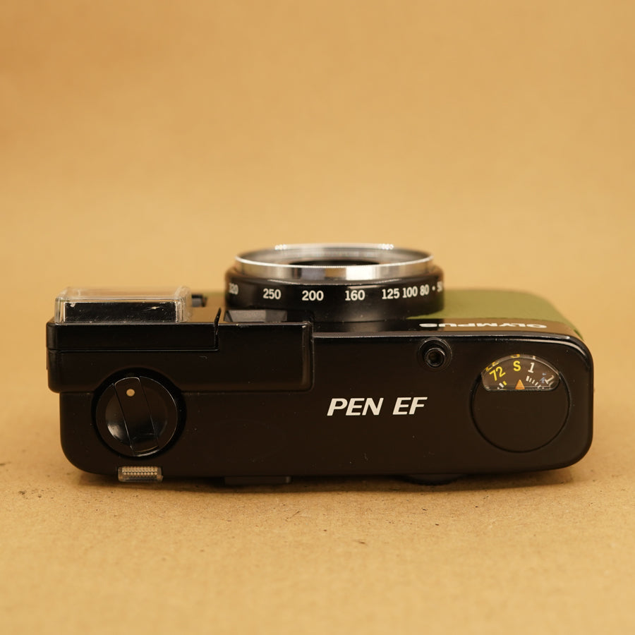 Olympus Pen EF Half-frame 35mm Film Camera with Flash