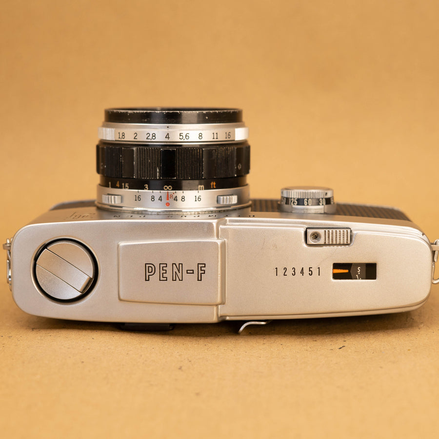 Olympus Pen F with Olympus 38mm f/1.8 Lens