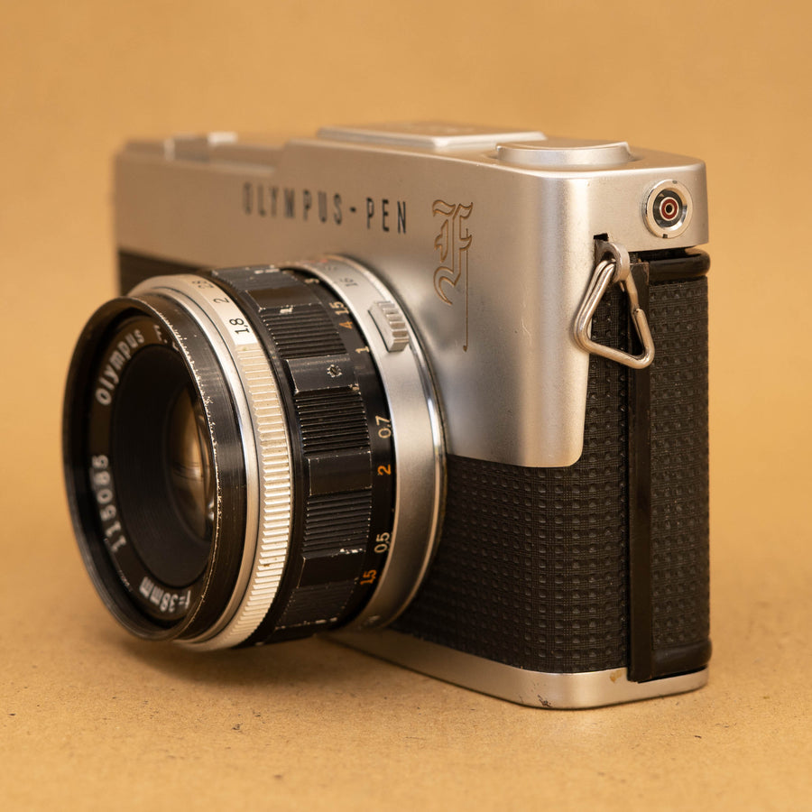 Olympus Pen F with Olympus 38mm f/1.8 Lens