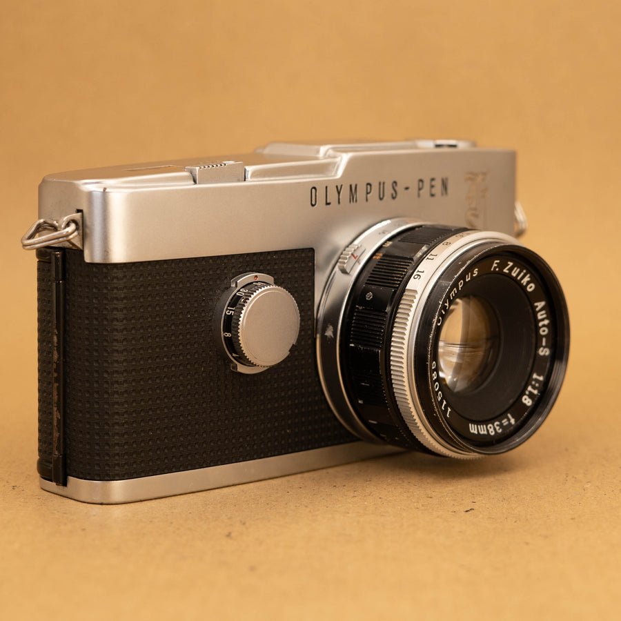 Olympus Pen F with Olympus 38mm f/1.8 Lens