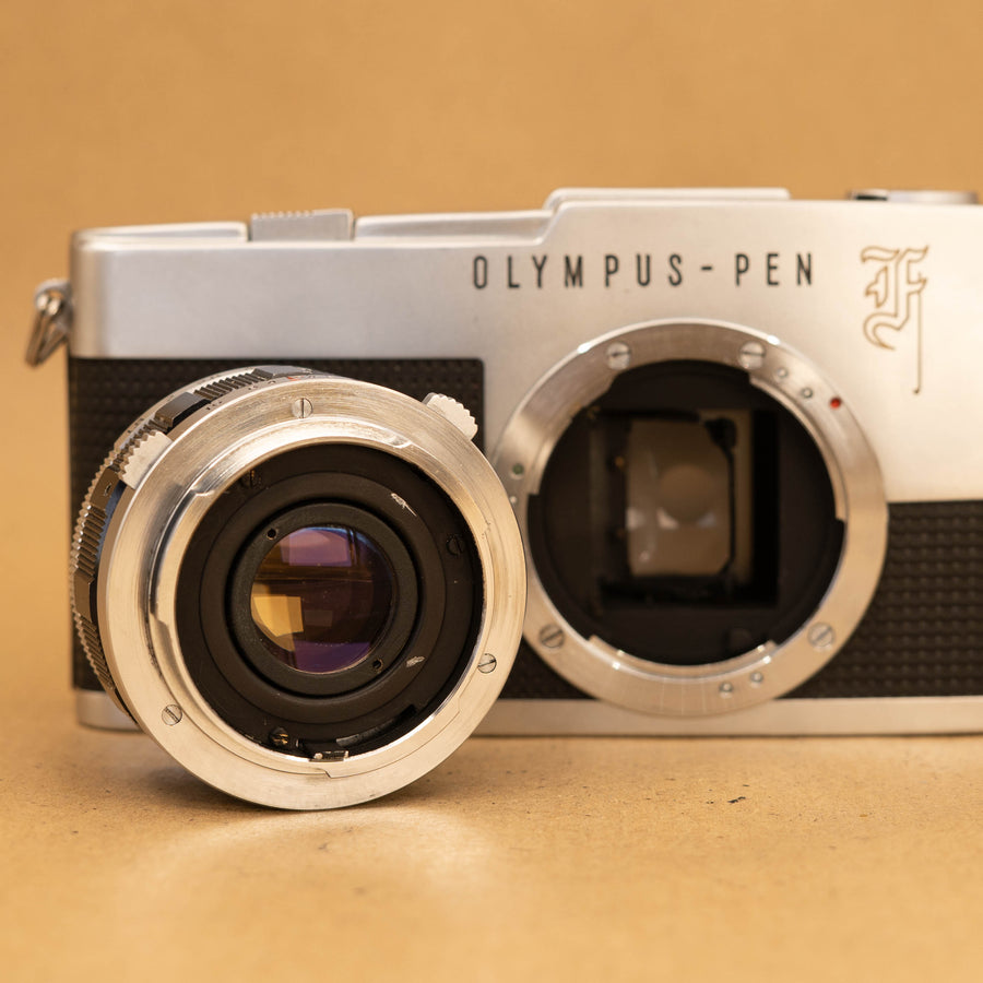 Olympus Pen F with Olympus 38mm f/1.8 Lens