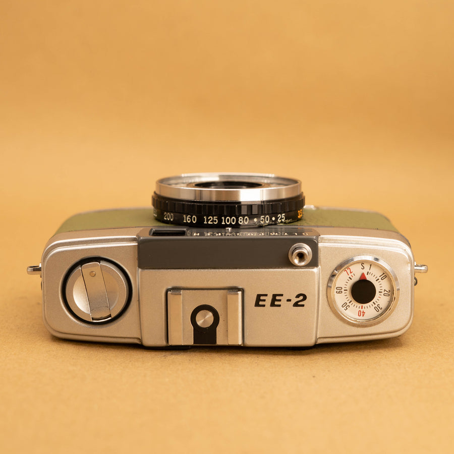 Green Olympus Pen EE-2 Half-frame 35mm Film Camera - Refurbished