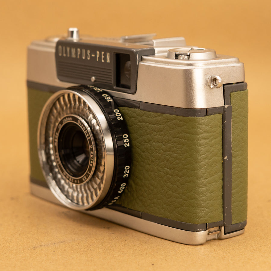Green Olympus Pen EE-2 Half-frame 35mm Film Camera - Refurbished