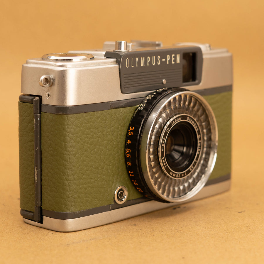 Green Olympus Pen EE-2 Half-frame 35mm Film Camera - Refurbished