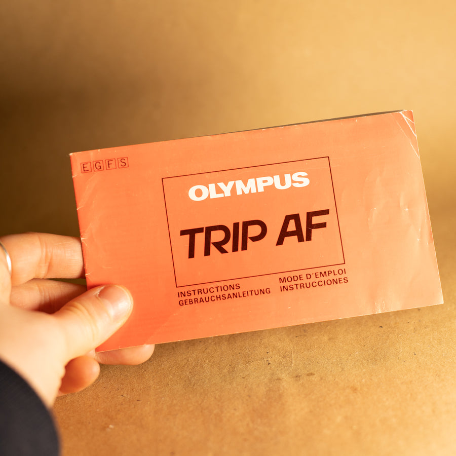 Manual de instrucciones original de Olympus Trip AF