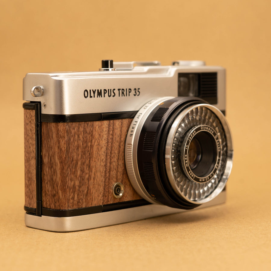 Rose Wood Olympus Trip 35 35mm Film Camera Refurbished – Cameras
