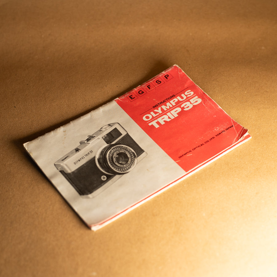 Original Olympus Trip Instruction Manual