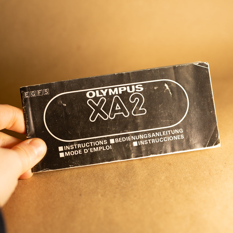 Manual de instrucciones original de Olympus XA2