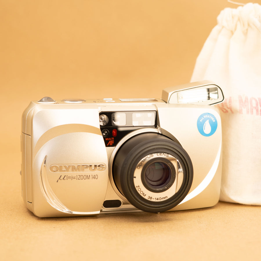 Olympus Mju Zoom 140 35mm Point and Shoot Camera - Refurbished