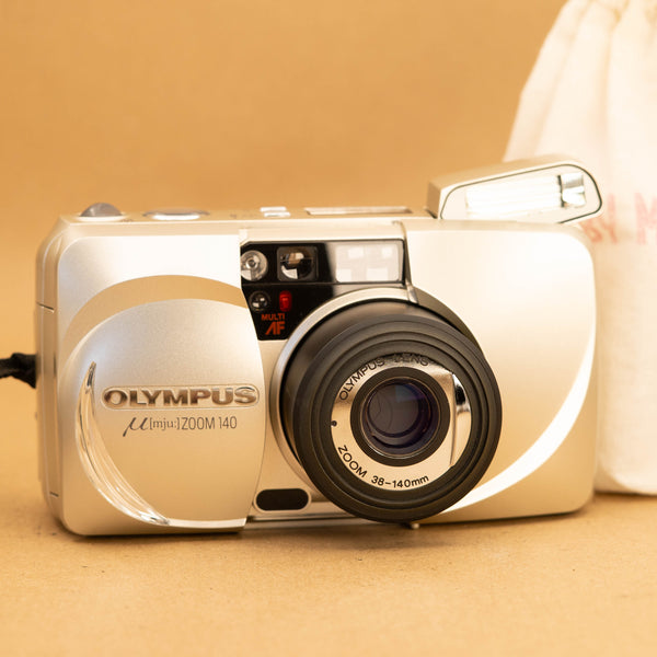 Olympus Mju Zoom 140 35mm Point and Shoot Camera - Refurbished