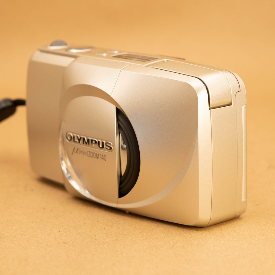 Olympus Mju Zoom 140 35mm Point and Shoot Camera - Refurbished
