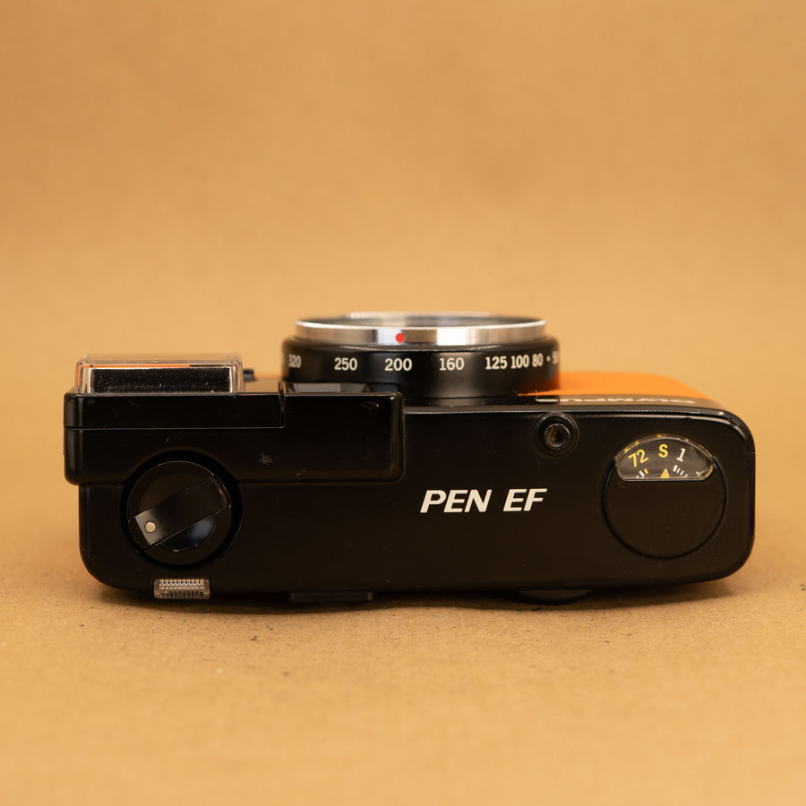 Olympus Pen EF Half-frame in Orange