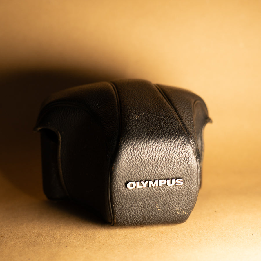 Black Olympus OM1 SLR Camera Case for Olympus 35mm Film Cameras