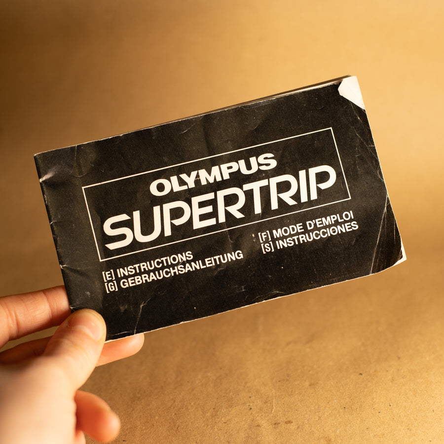 Original Olympus Supertrip Instruction Manual