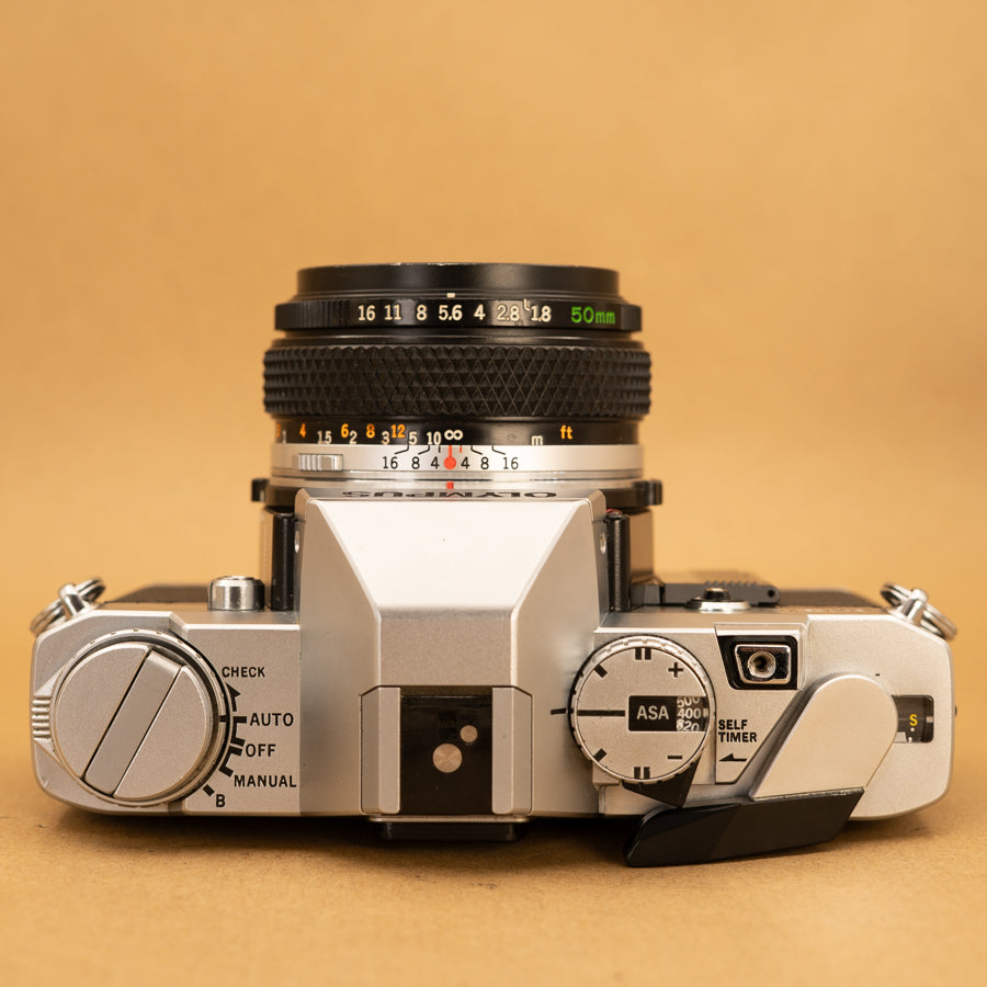 Olympus OM30 with 50mm f/1.8 Lens SLR Film Camera – Cameras By Max Ltd