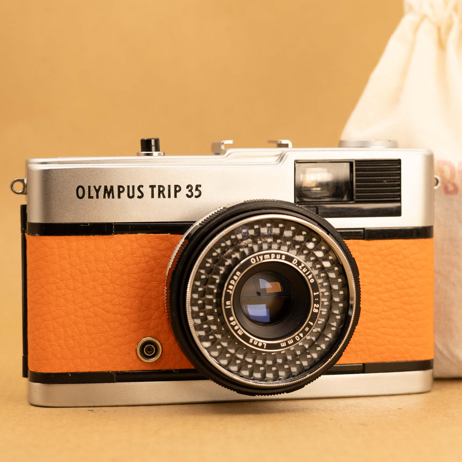 Orange Olympus Trip 35