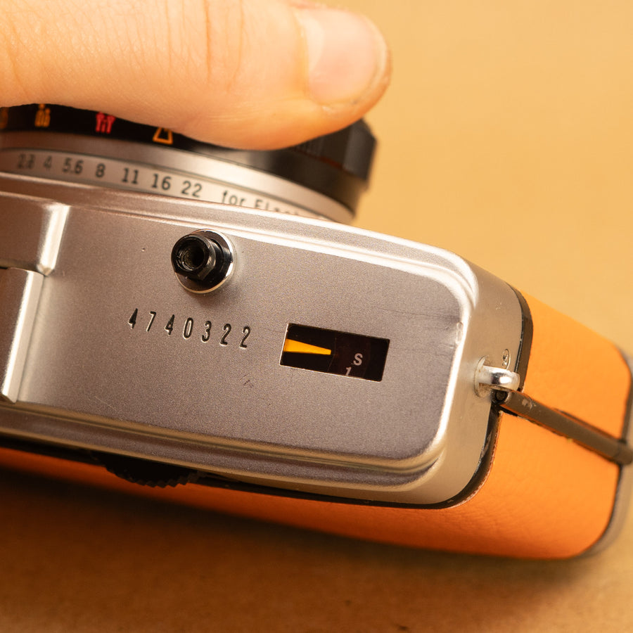 Orange Olympus Trip 35