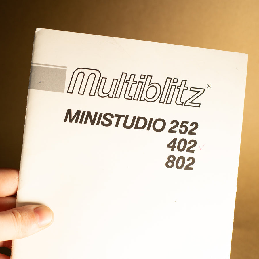 Original Multiblitz Ministudio 252 Manual